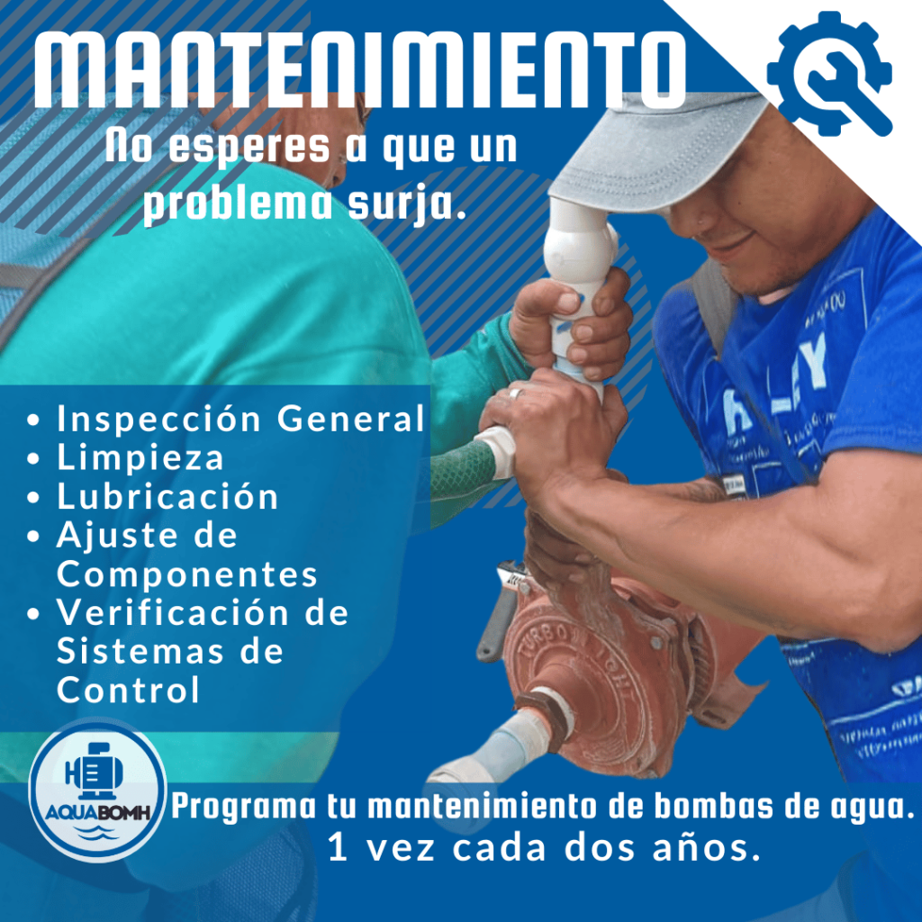 Mantenimiento de bombas de agua en Ciudad de México